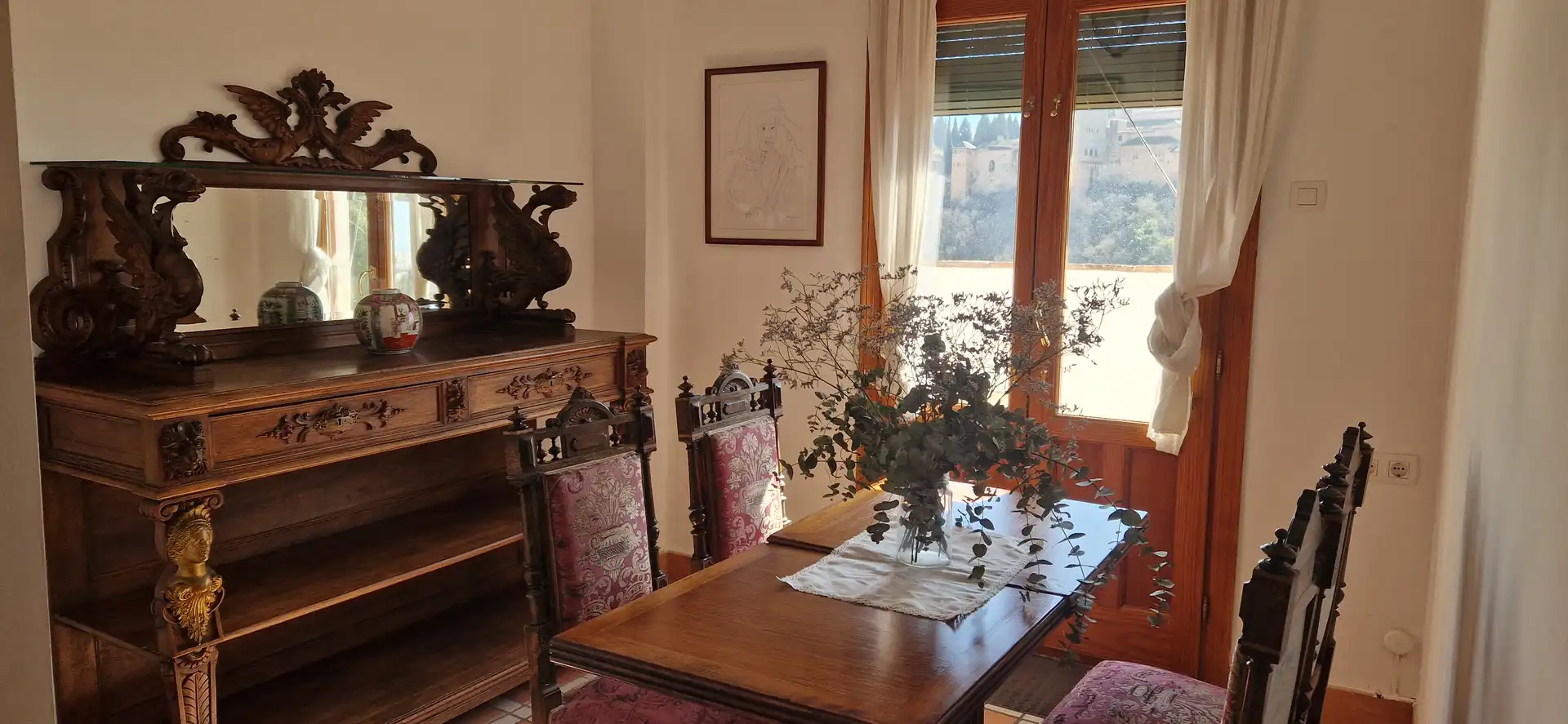 Dining room of Houses for sale in Granada  with Air Conditioner, Heating and Private garden