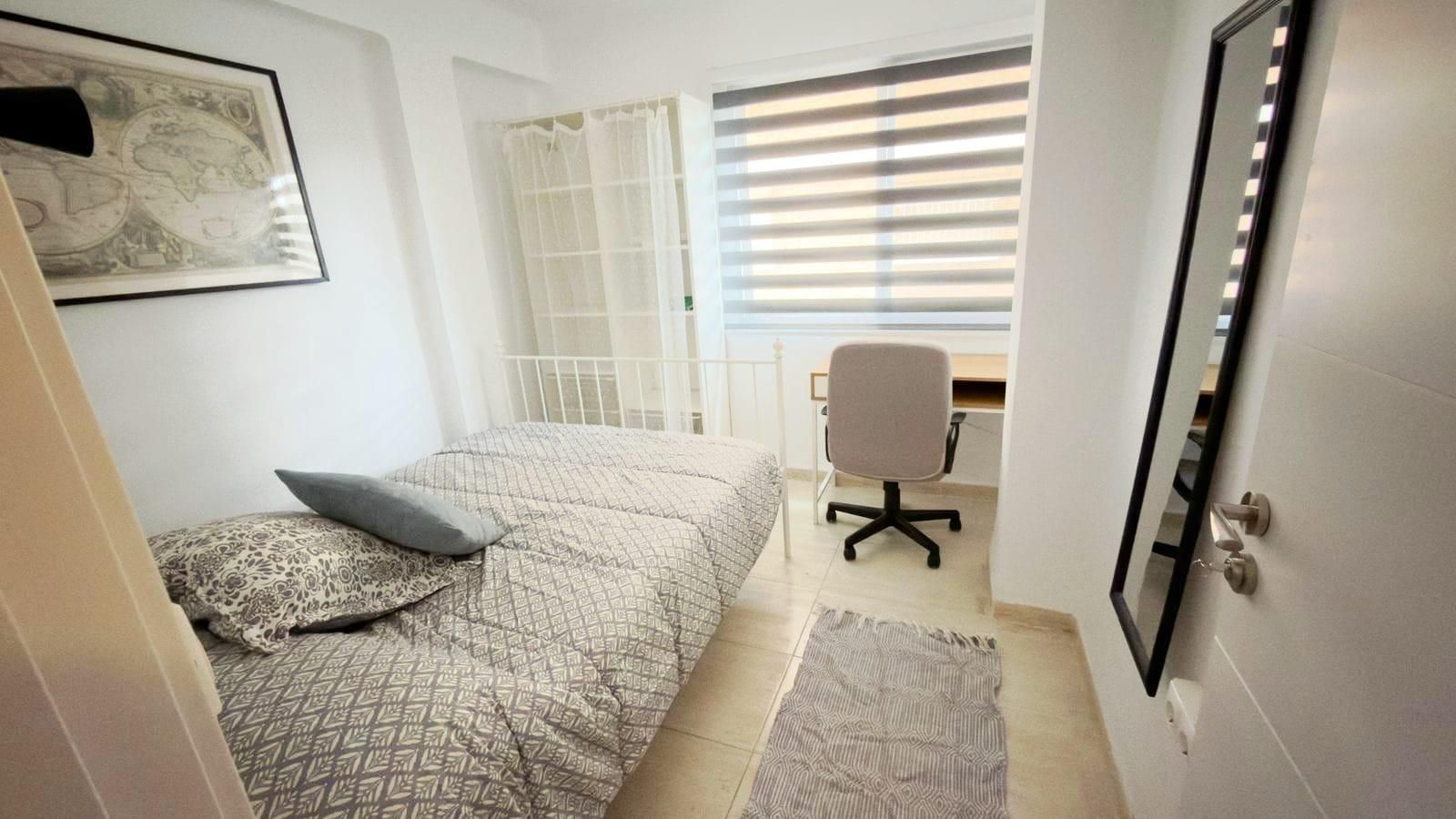 Schlafzimmer von Wohnung zur untervermieten in Málaga Capital
