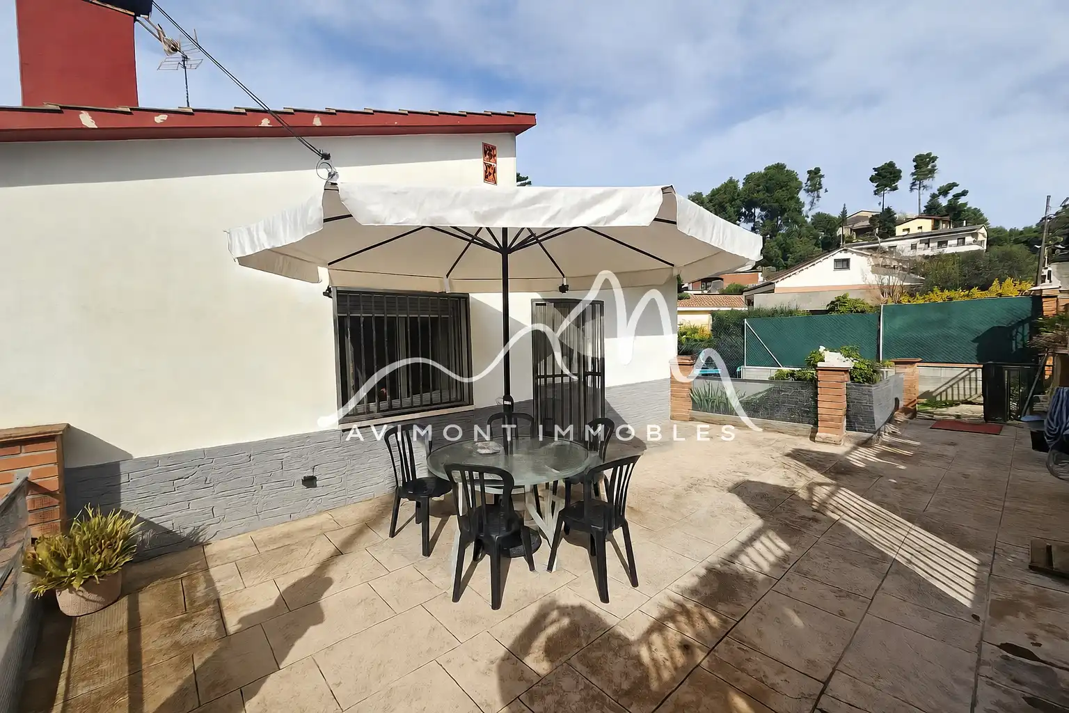 Terraza de Casa o chalet en venta en Piera con Aire acondicionado, Calefacción y Jardín privado