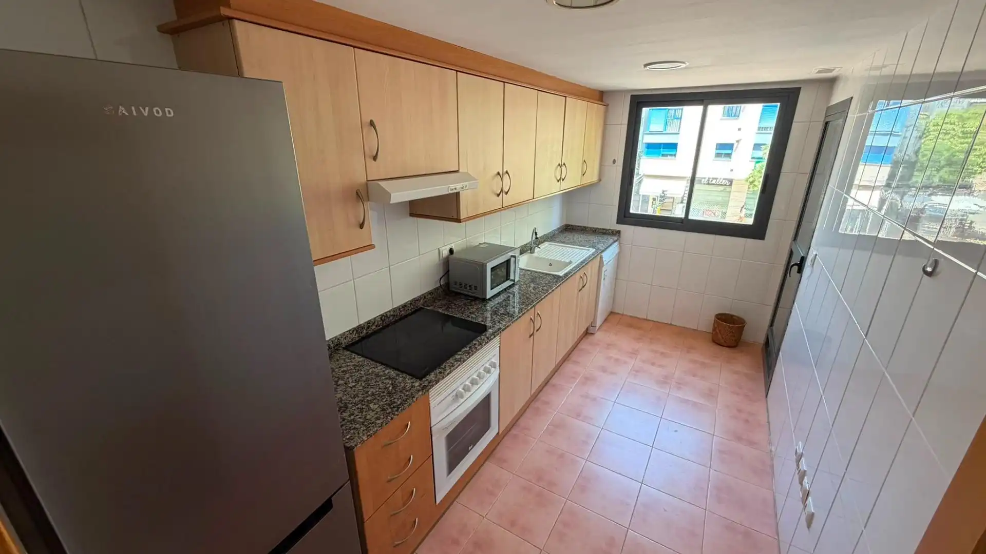 Cocina de Apartamento de alquiler en Castellón de la Plana / Castelló de la Plana con Aire acondicionado, Calefacción y Amueblado