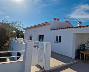 Exterior view of House or chalet for sale in Bolulla  with Private garden, Terrace and Swimming Pool
