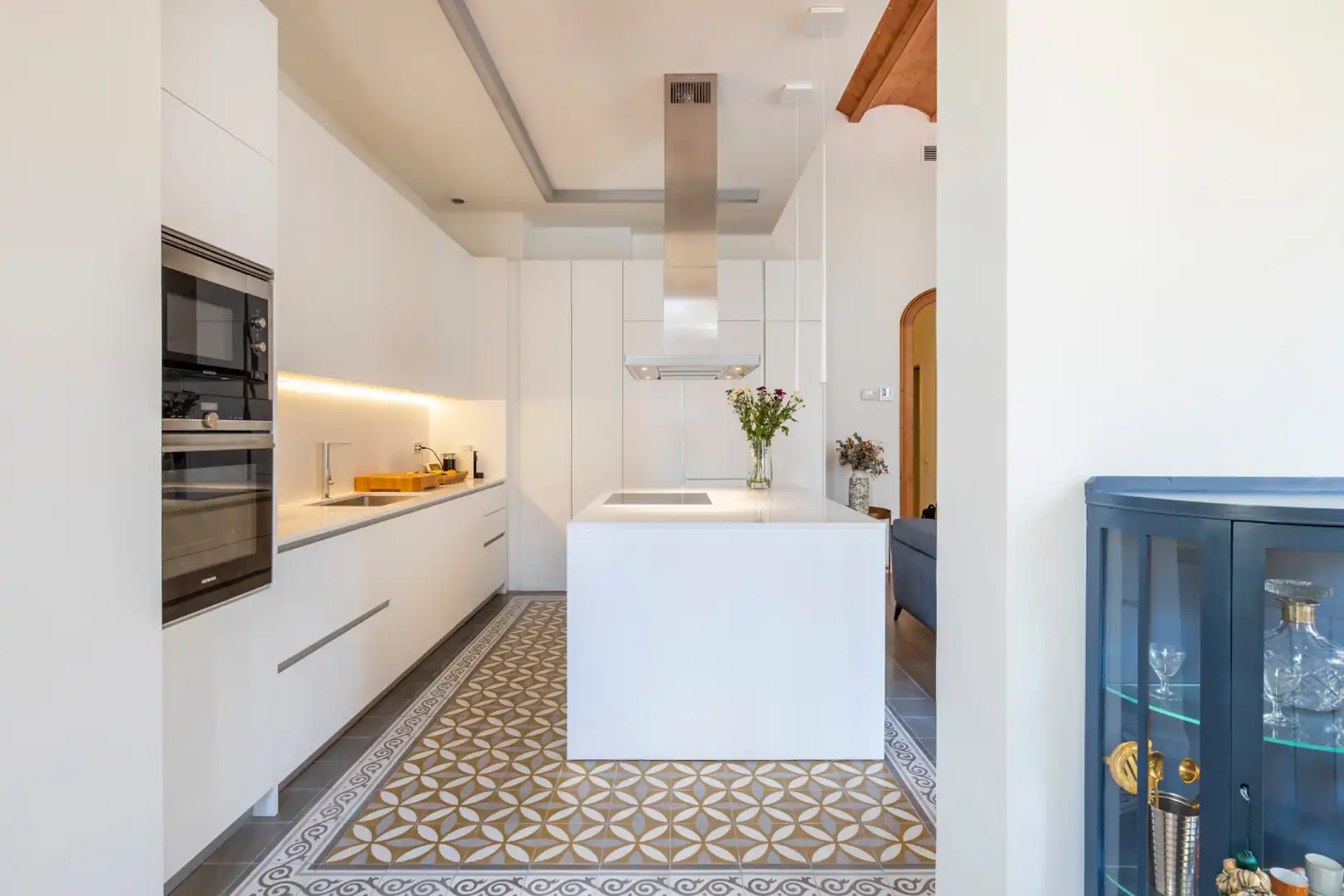 Kitchen of Apartments for rent in Barcelona  with Air Conditioner, Heating and Terrace