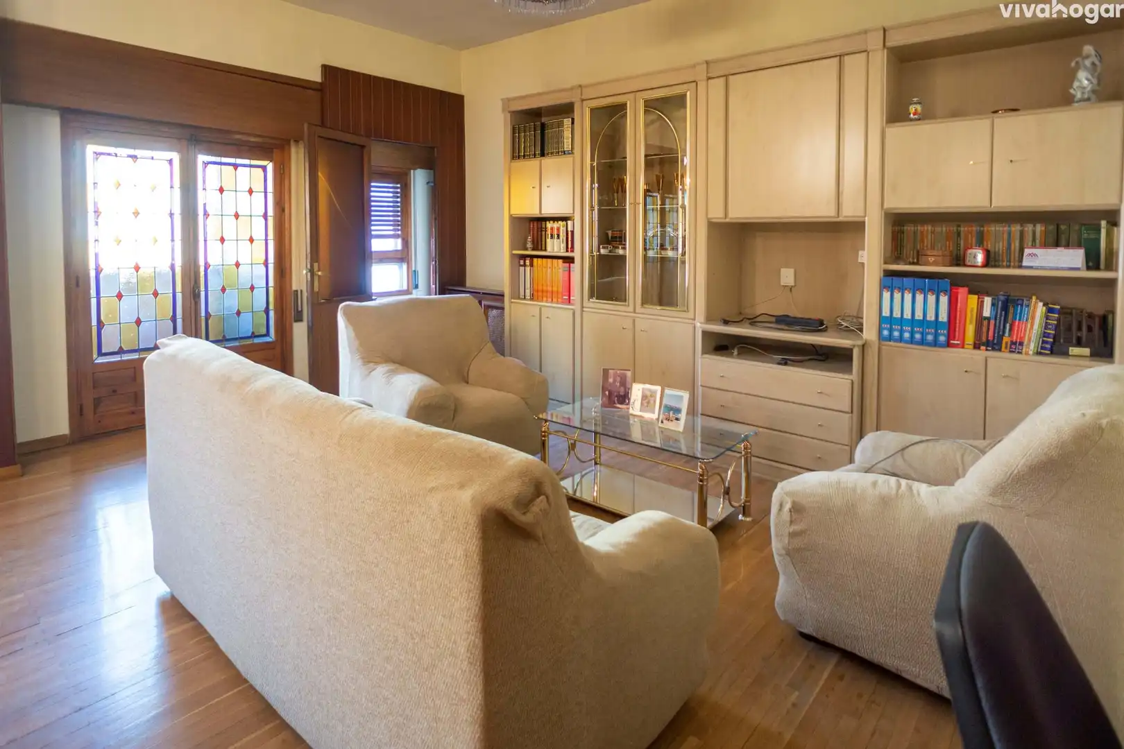 Sala d'estar de Pis en venda en  Madrid Capital amb Terrassa