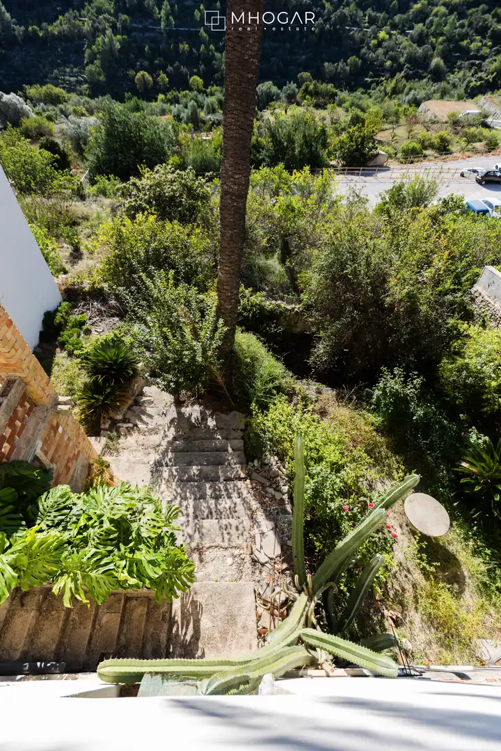 Jardín de Finca rústica en venta en La Vall de Laguar con Jardín privado, Terraza y Balcón