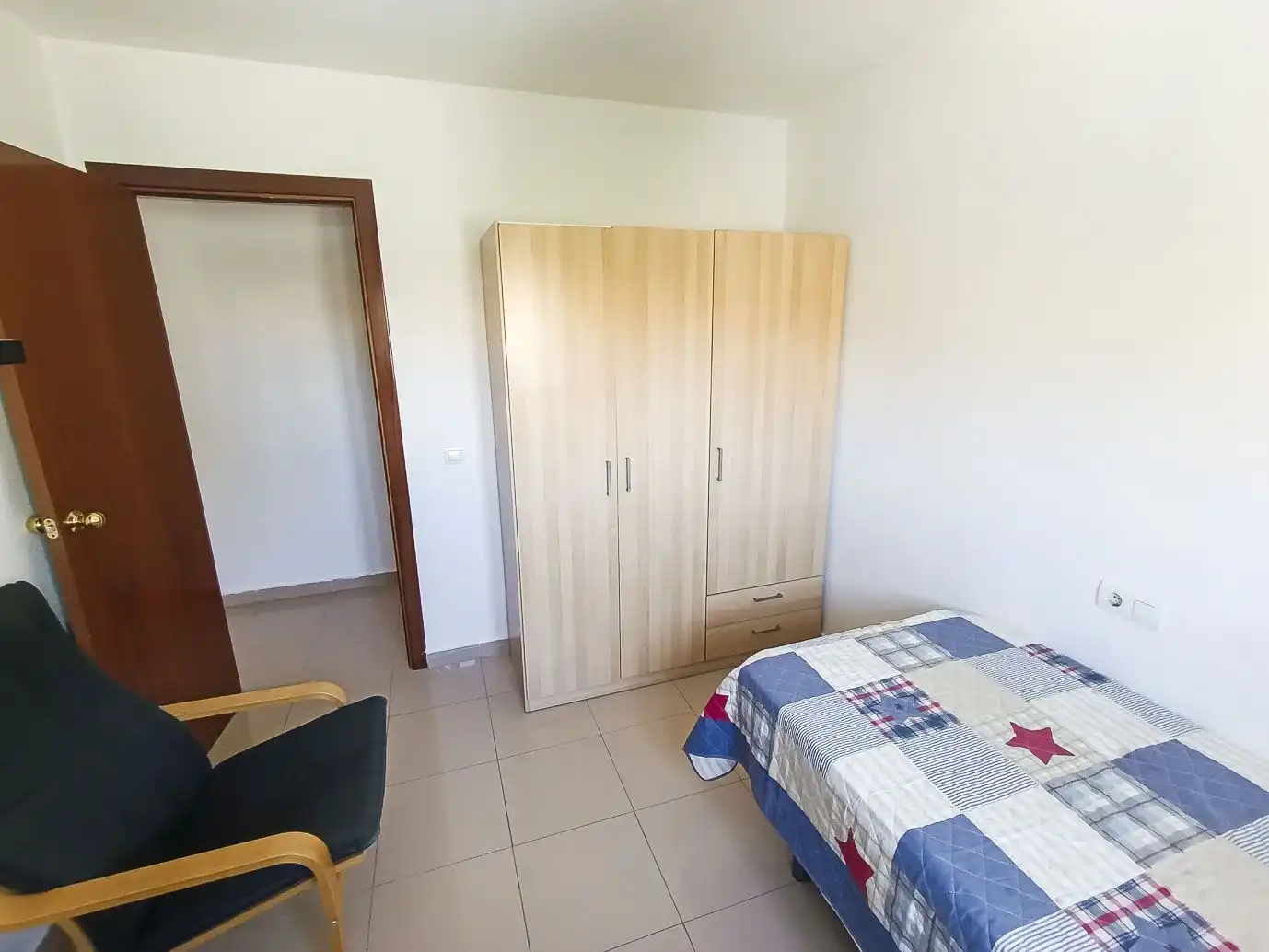 Schlafzimmer von Wohnung zum Verkauf in Málaga mit Klimaanlage, Terrasse und Abstellraum