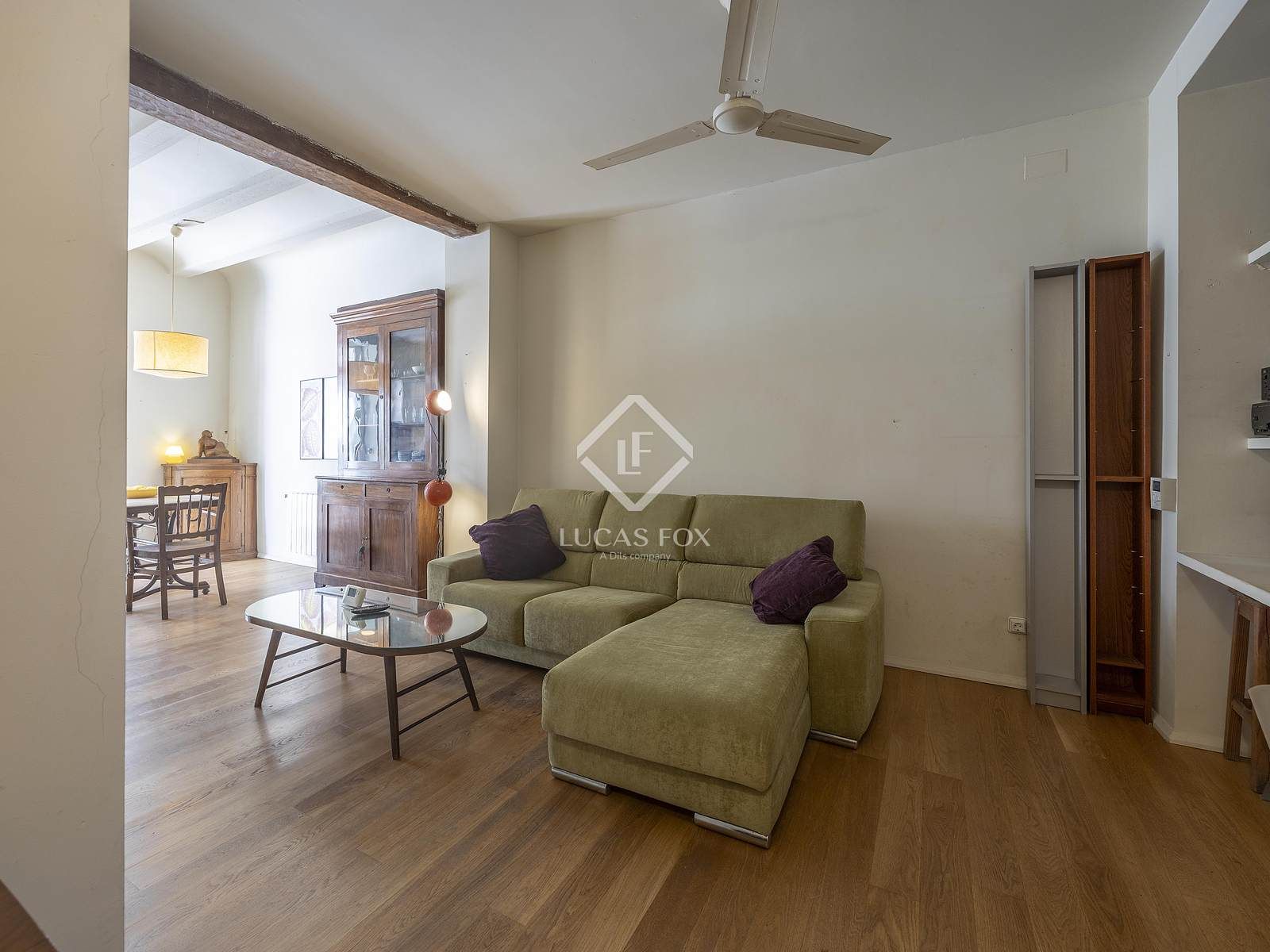 Sala d'estar de Pis en venda en  Valencia Capital amb Aire condicionat, Calefacció i Parquet