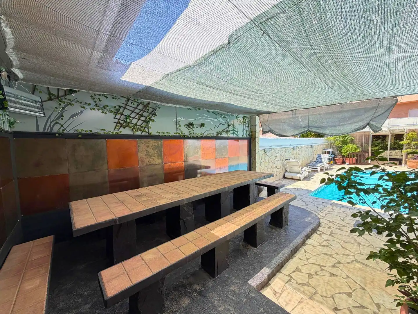 Terraza de Casa o chalet en venta en Rivas-Vaciamadrid con Aire acondicionado, Calefacción y Jardín privado