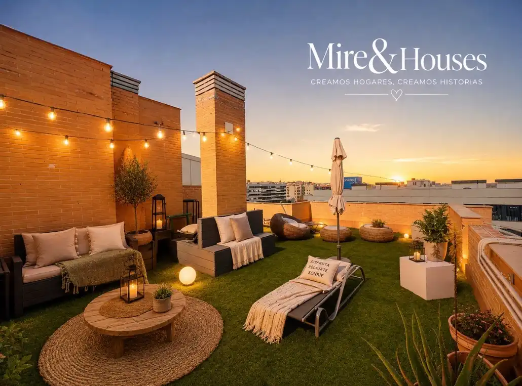 Terrace of Attic for sale in La Moraleja  with Air Conditioner, Heating and Private garden