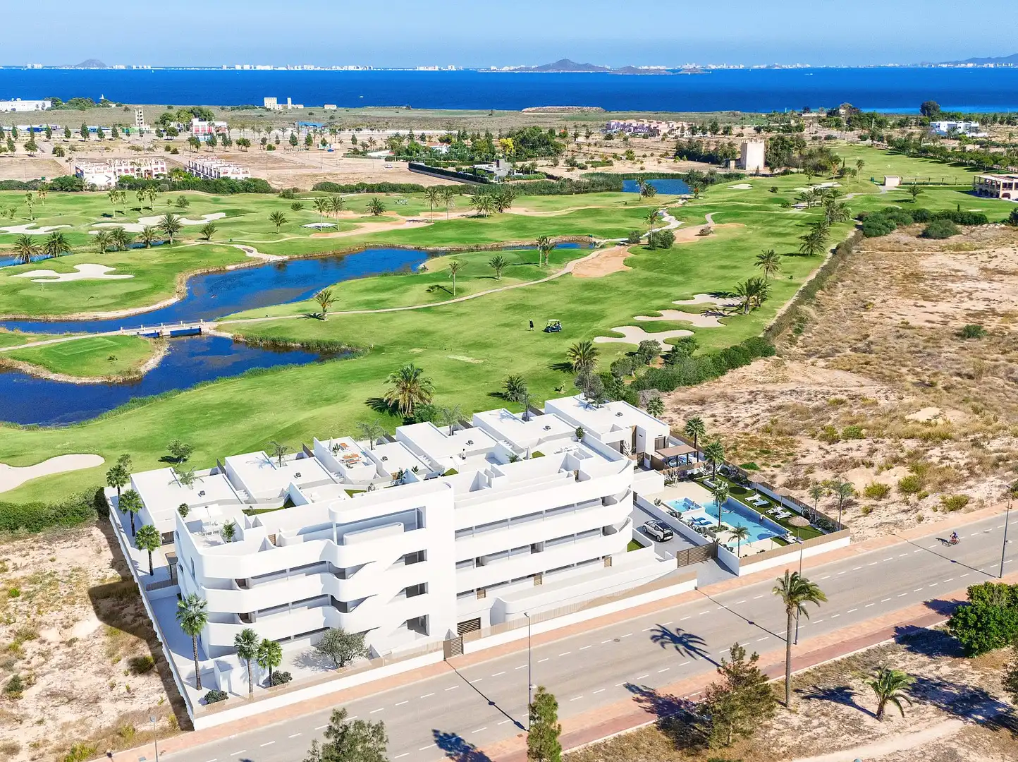 Mini appartamento con terrazza in vendita a Las Lomas de Rame - Bahía Bella