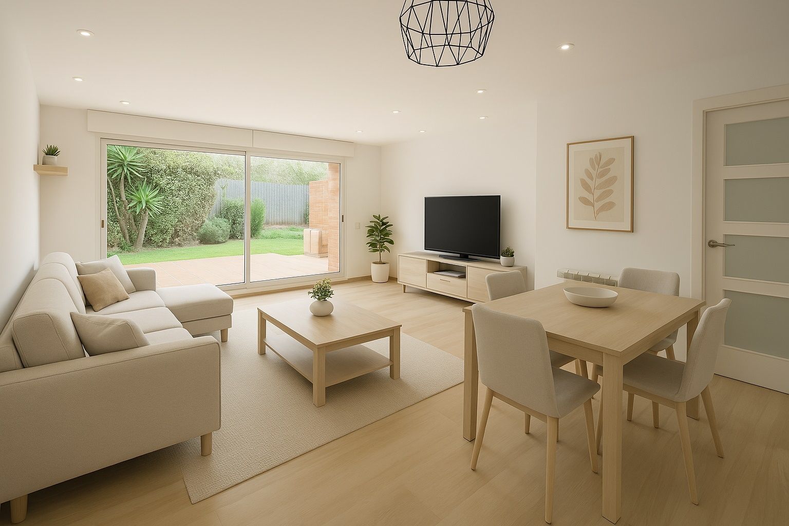 Living room of Single-family semi-detached for sale in Alella  with Air Conditioner, Heating and Private garden