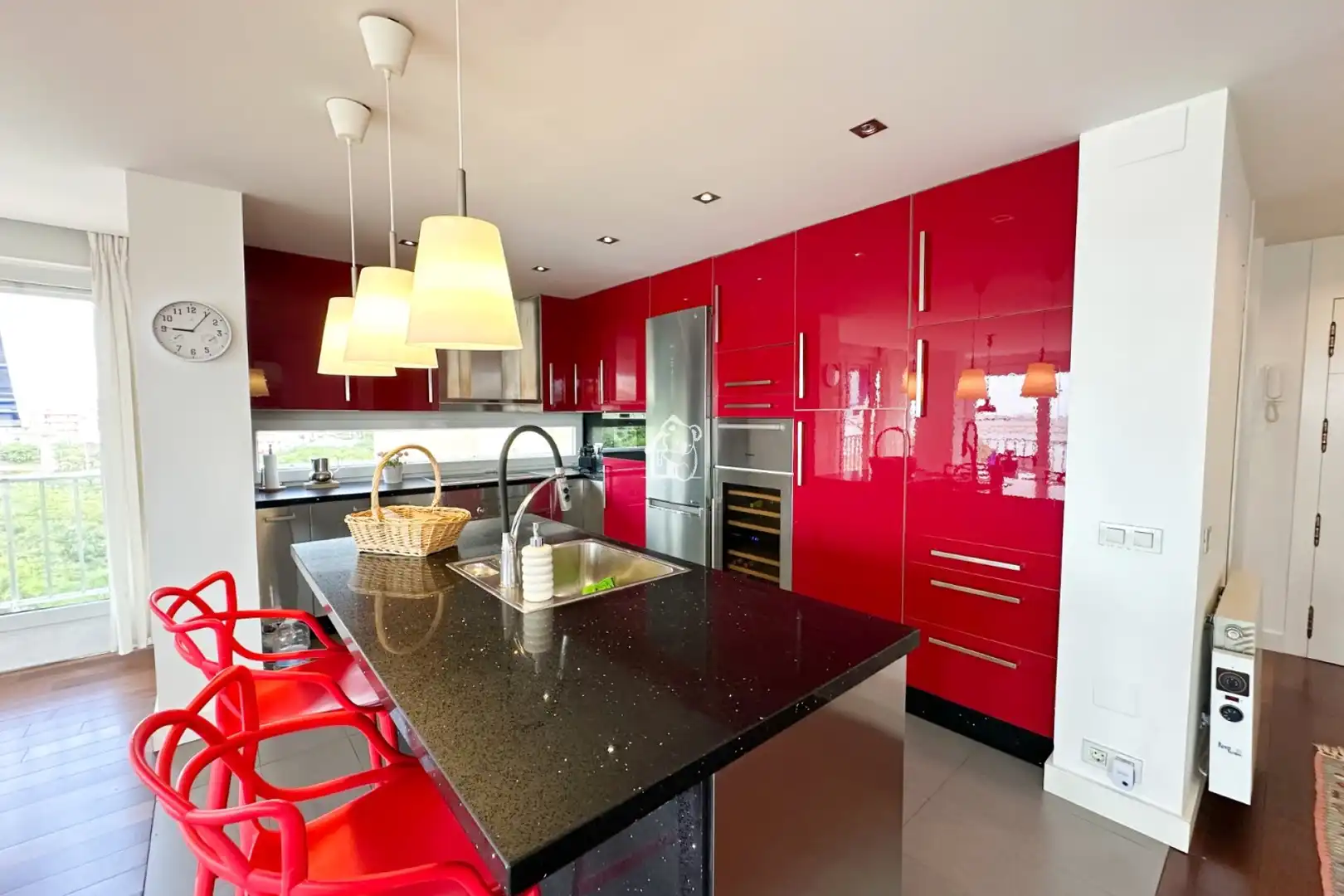 Cocina de Piso de alquiler en Torrevieja con Parquet, Terraza y Piscina