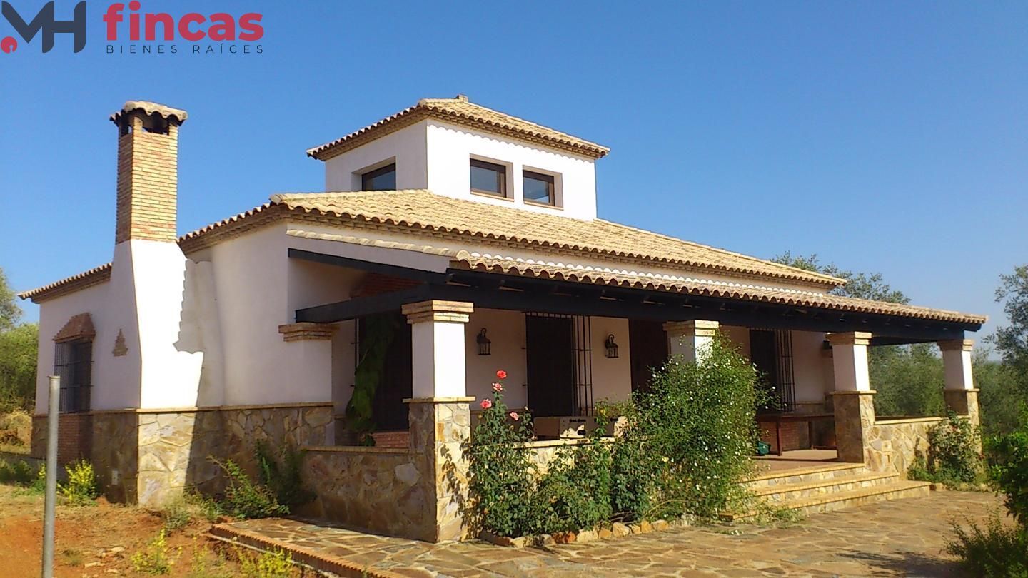 Vista exterior de Finca rústica en venda en Las Navas de la Concepción amb Calefacció, Jardí privat i Traster