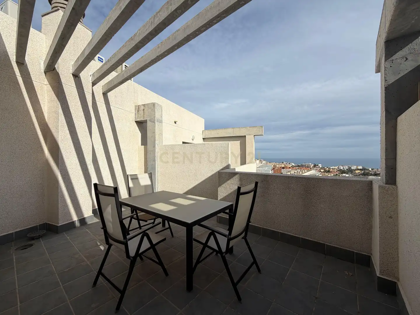 Terrassa de Apartament de lloguer en Mijas amb Aire condicionat, Jardí privat i Traster