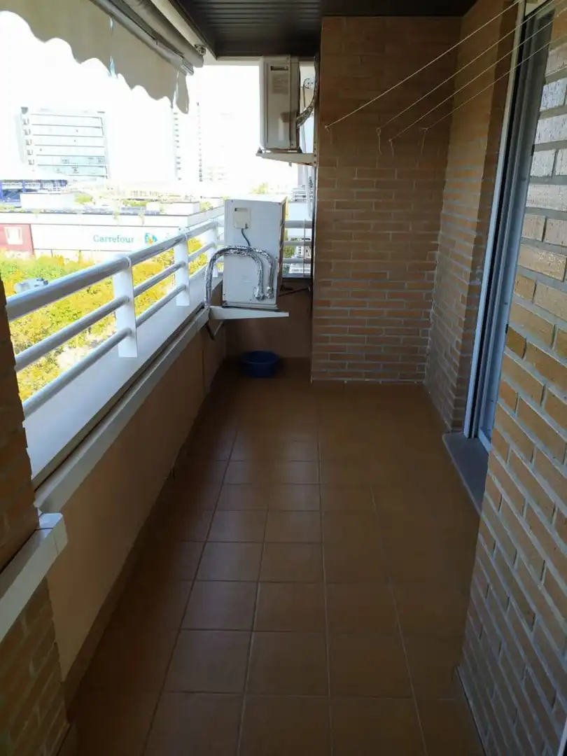 Terraza de Piso de alquiler en Valencia con Aire acondicionado, Calefacción y Trastero