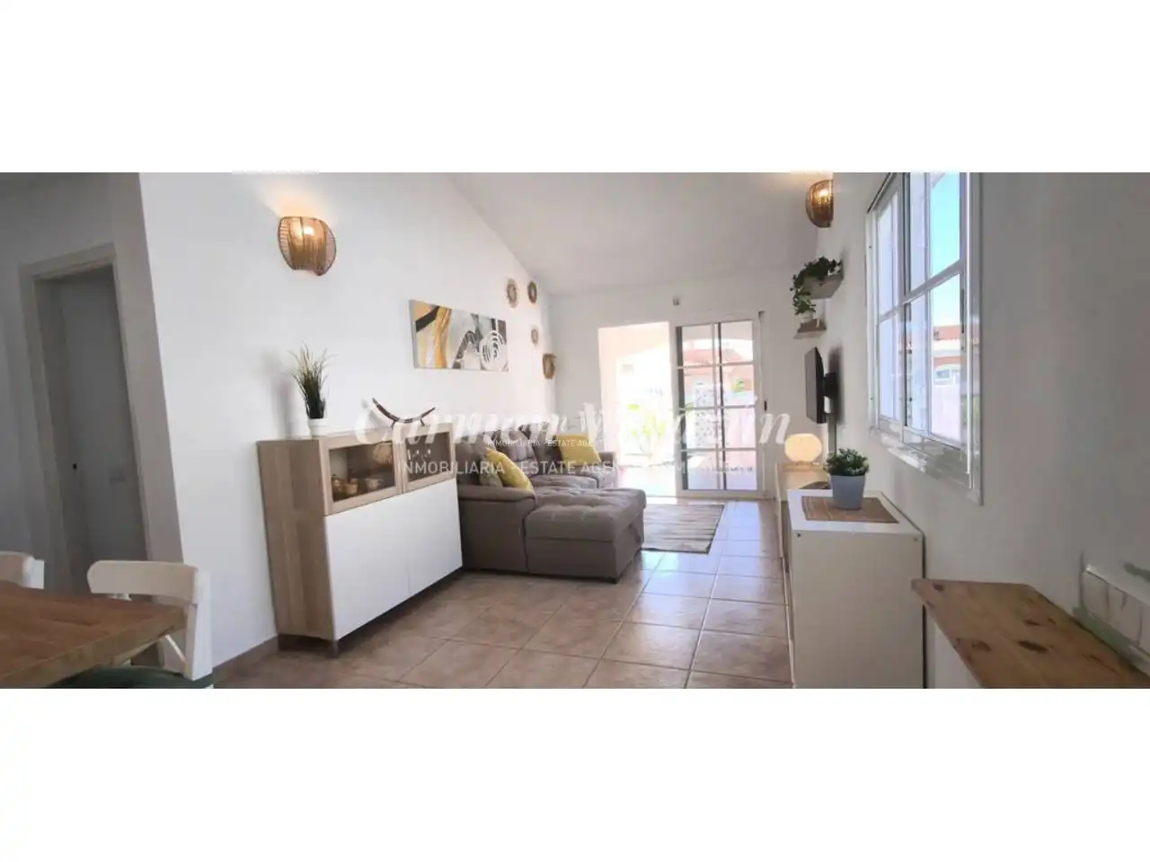 Sala d'estar de Casa o xalet en venda en Antigua amb Jardí privat, Terrassa i Moblat