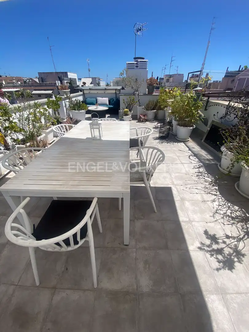 Terrassa de Àtic de lloguer en Sitges amb Aire condicionat, Calefacció i Terrassa