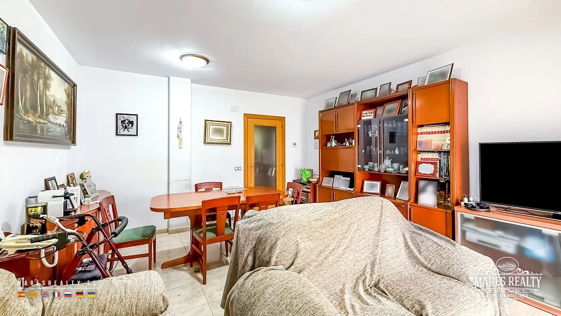Sala de estar de Piso en venta en Lloret de Mar con Terraza y Amueblado