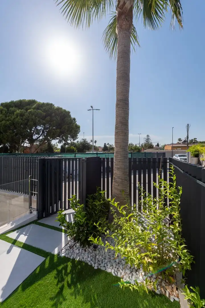 Terrasse von Haus oder Chalet zur Miete in El Campello mit Klimaanlage, Privatgarten und Terrasse