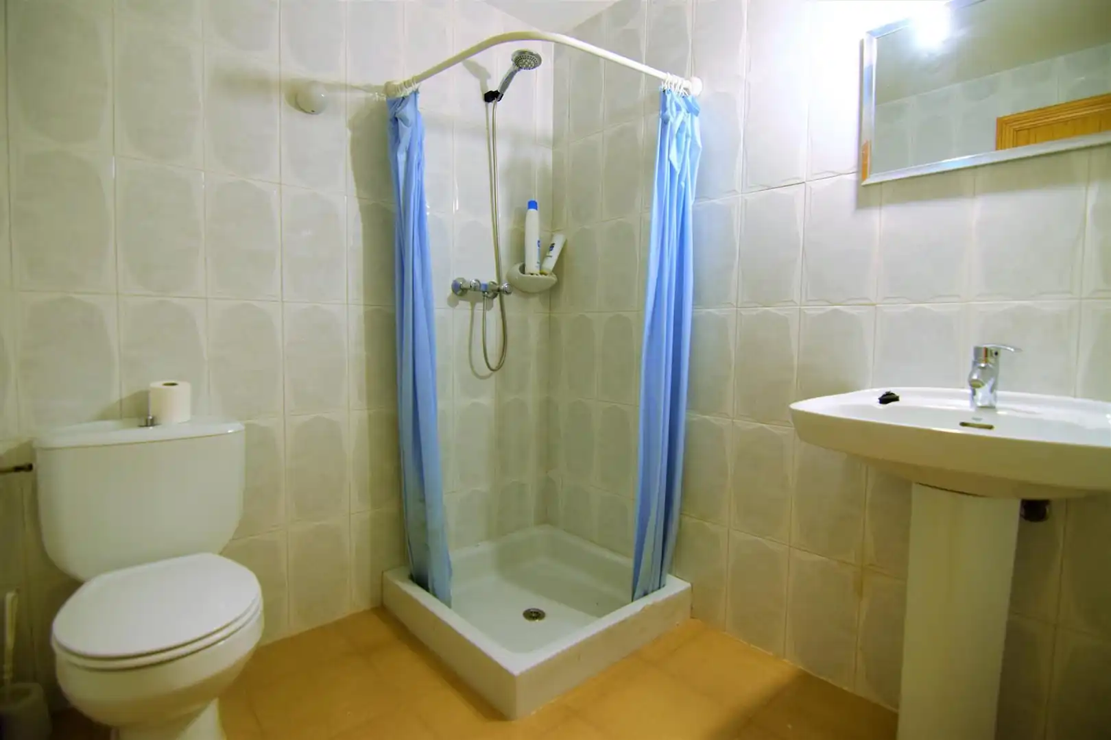 Badezimmer von Haus oder Chalet zur Miete in Artà mit Klimaanlage, Heizung und Terrasse