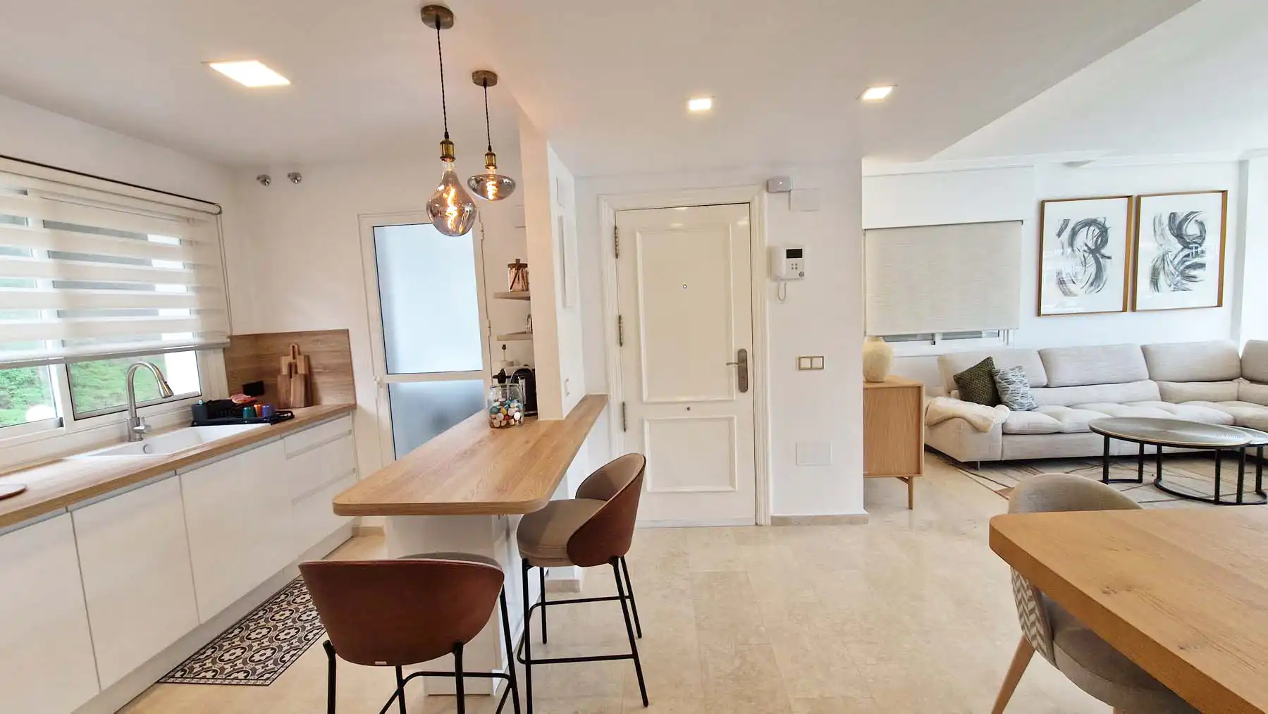 Cocina de Ático en venta en Benalmádena con Aire acondicionado, Calefacción y Terraza