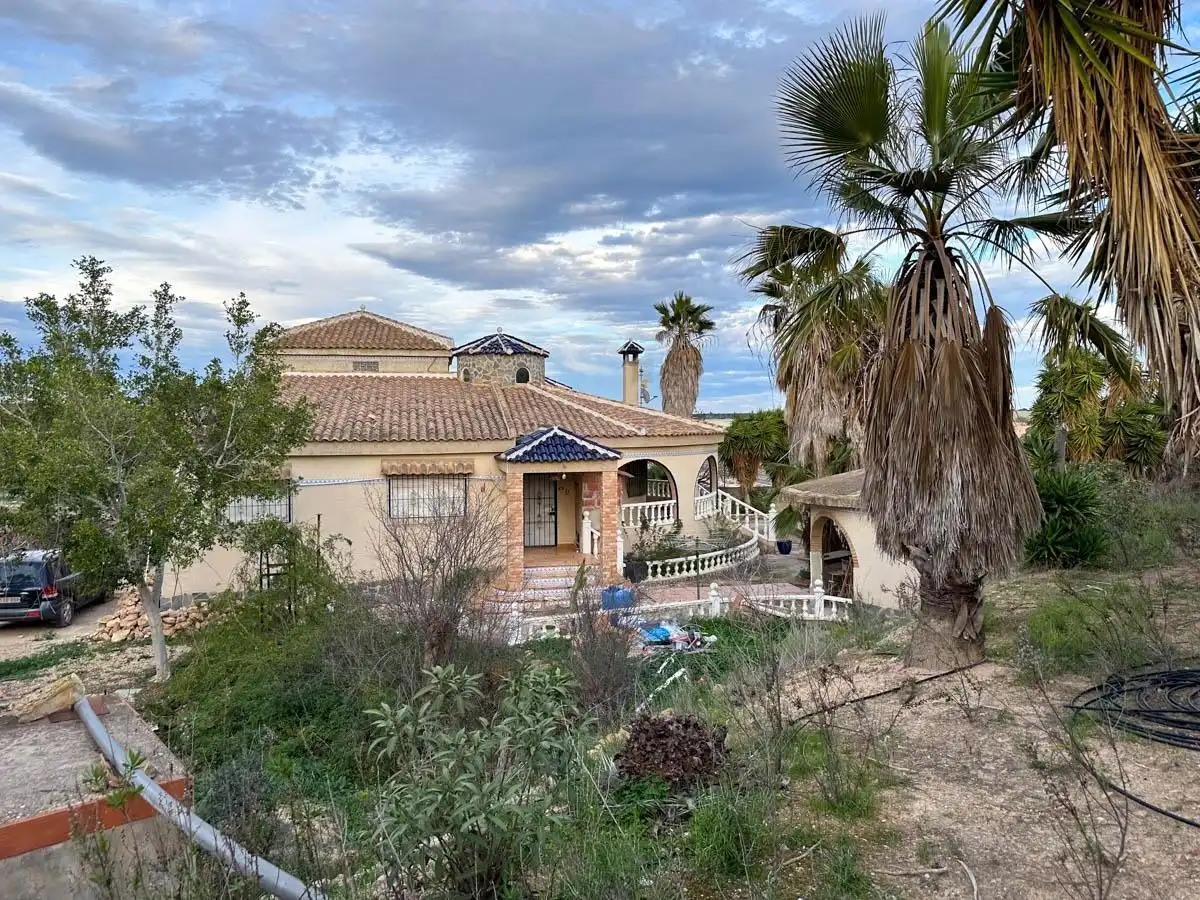 Vista exterior de Finca rústica en venta en Los Montesinos con Jardín privado, Piscina y Amueblado