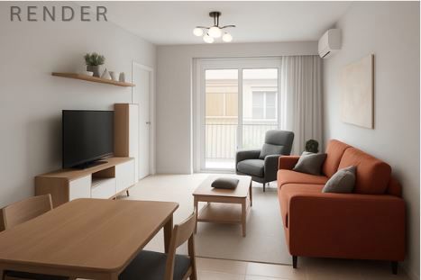 Living room of Flat for sale in Cornellà de Llobregat  with Air Conditioner and Balcony