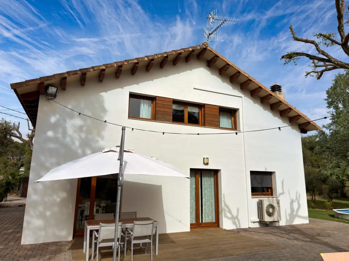 Exterior view of Houses for sale in Sant Antoni de Vilamajor  with Air Conditioner, Heating and Private garden