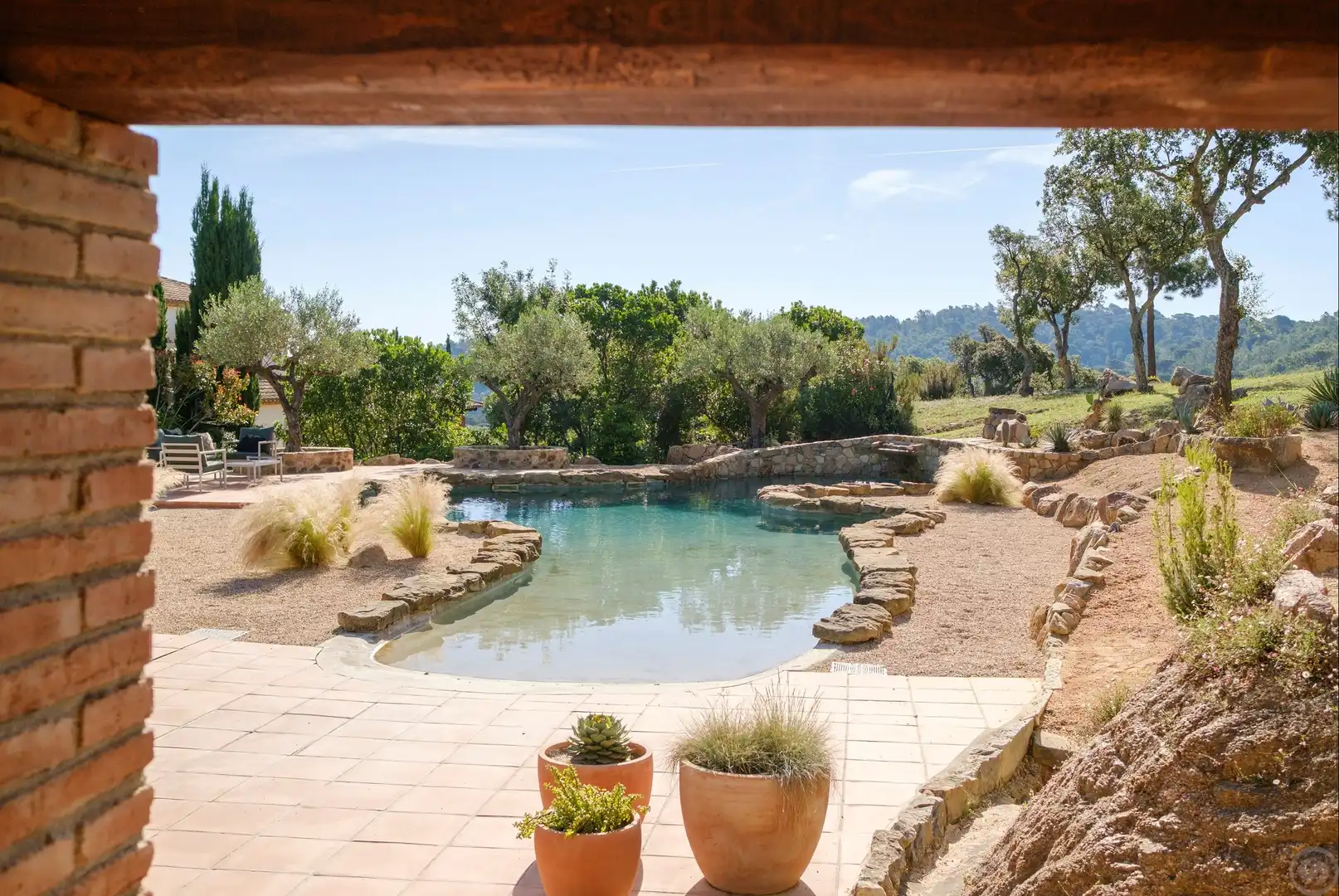 Swimming pool of Houses for sale in Santa Cristina d'Aro  with Air Conditioner, Heating and Storage room