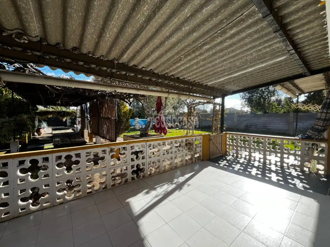 Terraza de Casa o chalet en venta en Zaragoza con Piscina