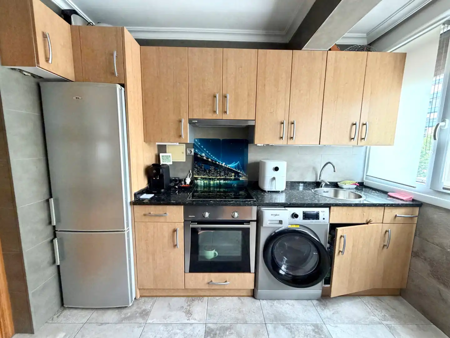 Kitchen of Flat for sale in Barakaldo   with Heating and Furnished