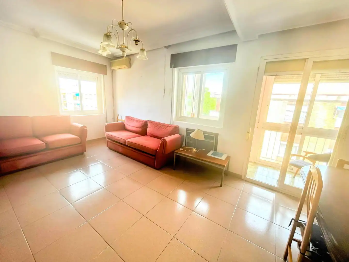 Living room of Flat for rent in Murcia  with Furnished and Balcony