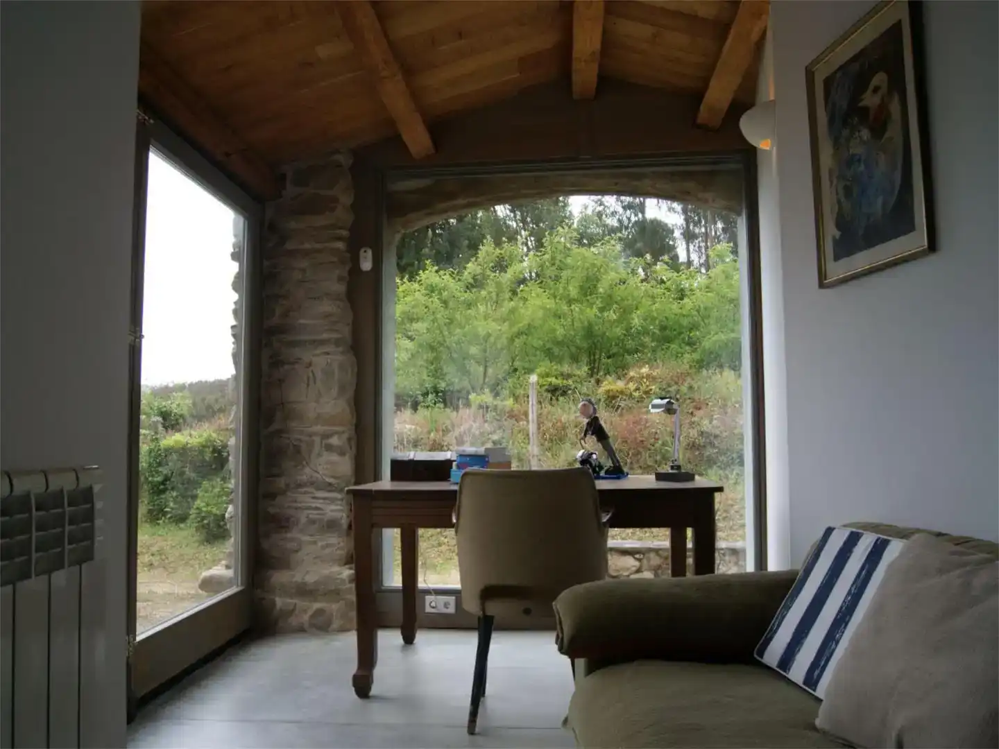 Sala d'estar de Casa o xalet en venda en Foz amb Piscina
