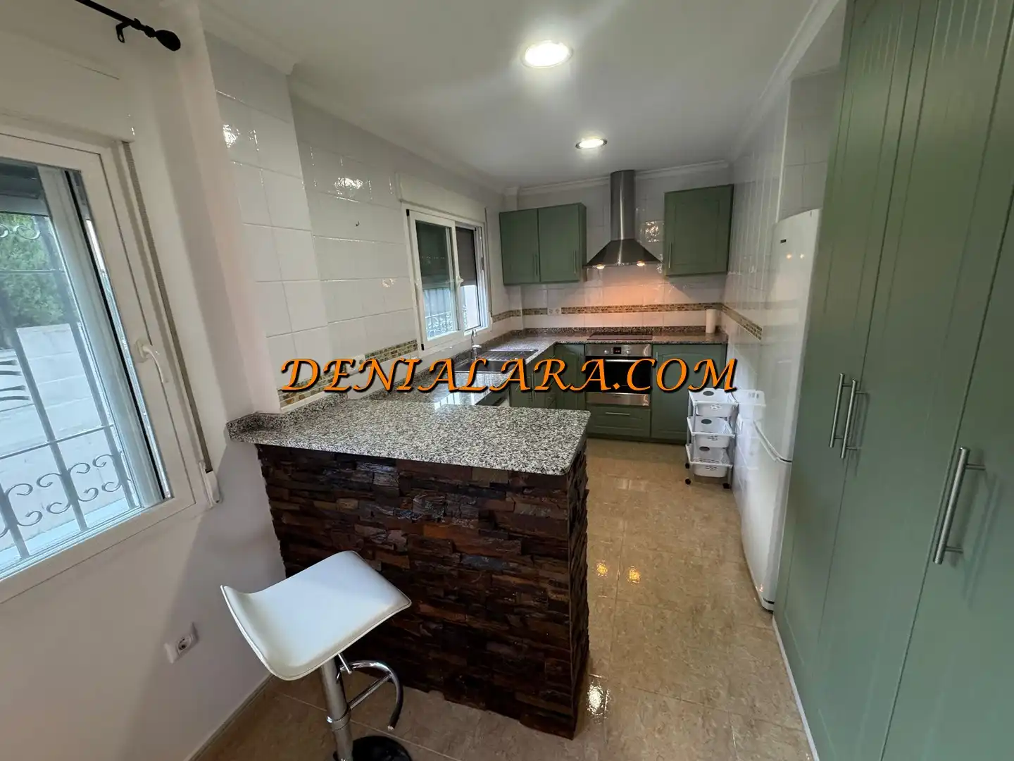 Kitchen of Houses for rent in Sagra  with Air Conditioner, Private garden and Terrace