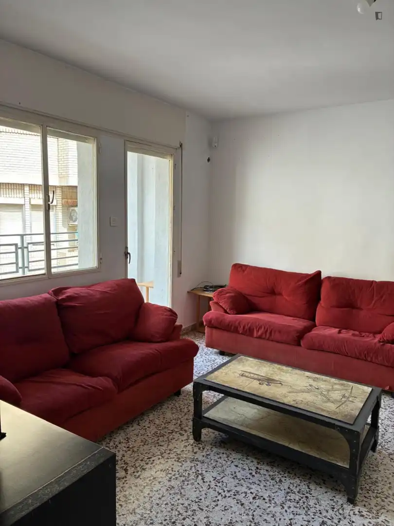 Sala d'estar de Apartament per a compartir en Murcia amb Moblat, Forn i Rentadora