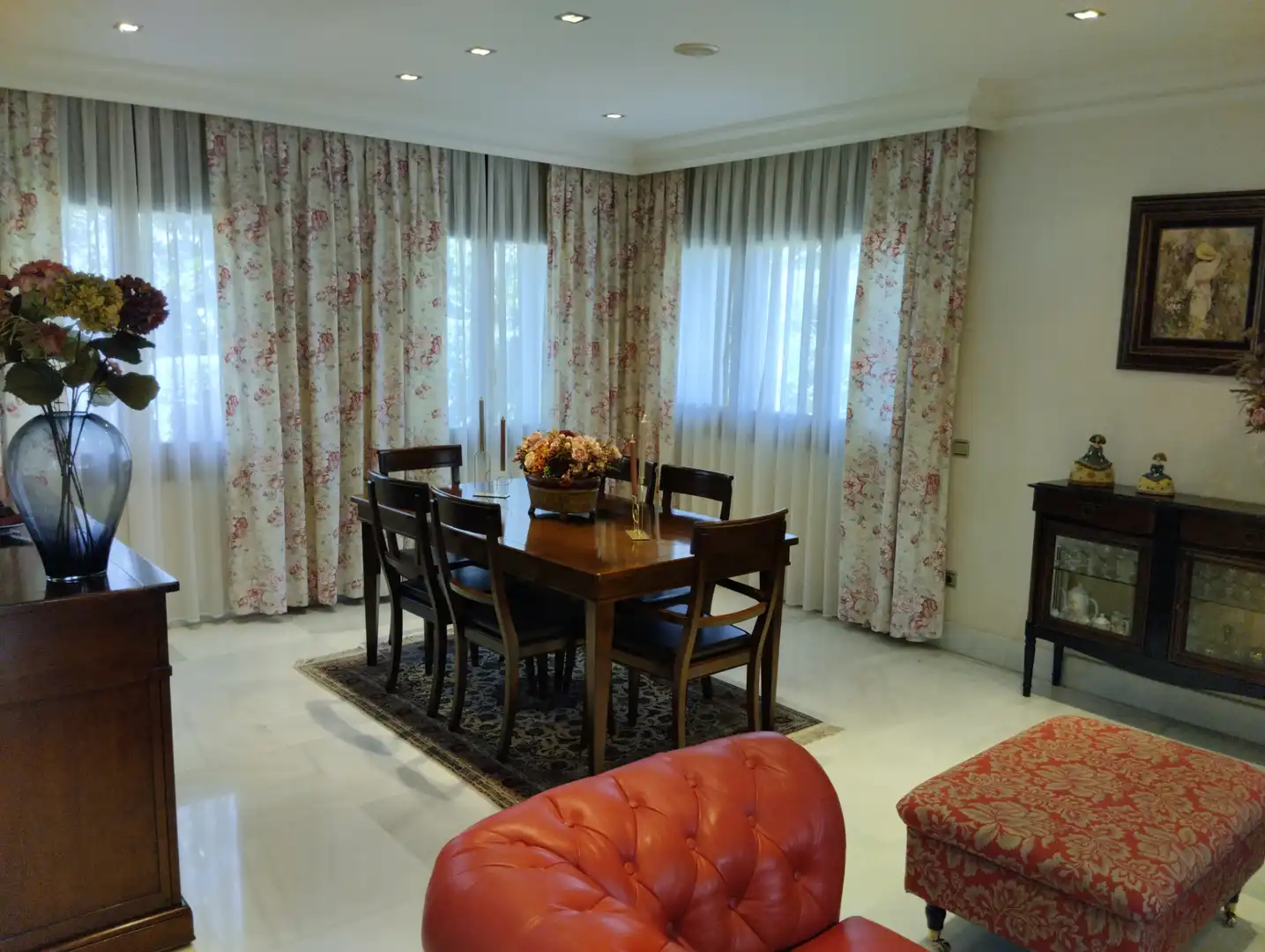 Dining room of Houses for sale in El Escorial  with Air Conditioner, Heating and Private garden