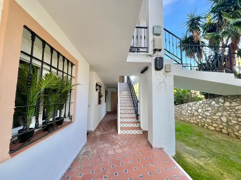 Exterior view of Flat for sale in Mijas  with Air Conditioner, Terrace and Swimming Pool