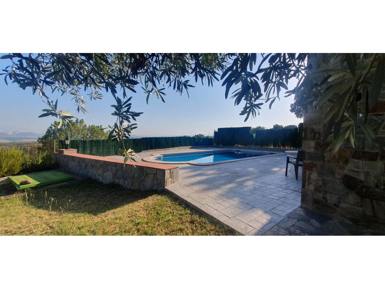 Swimming pool of House or chalet for sale in El Pont de Vilomara i Rocafort  with Air Conditioner, Heating and Private garden