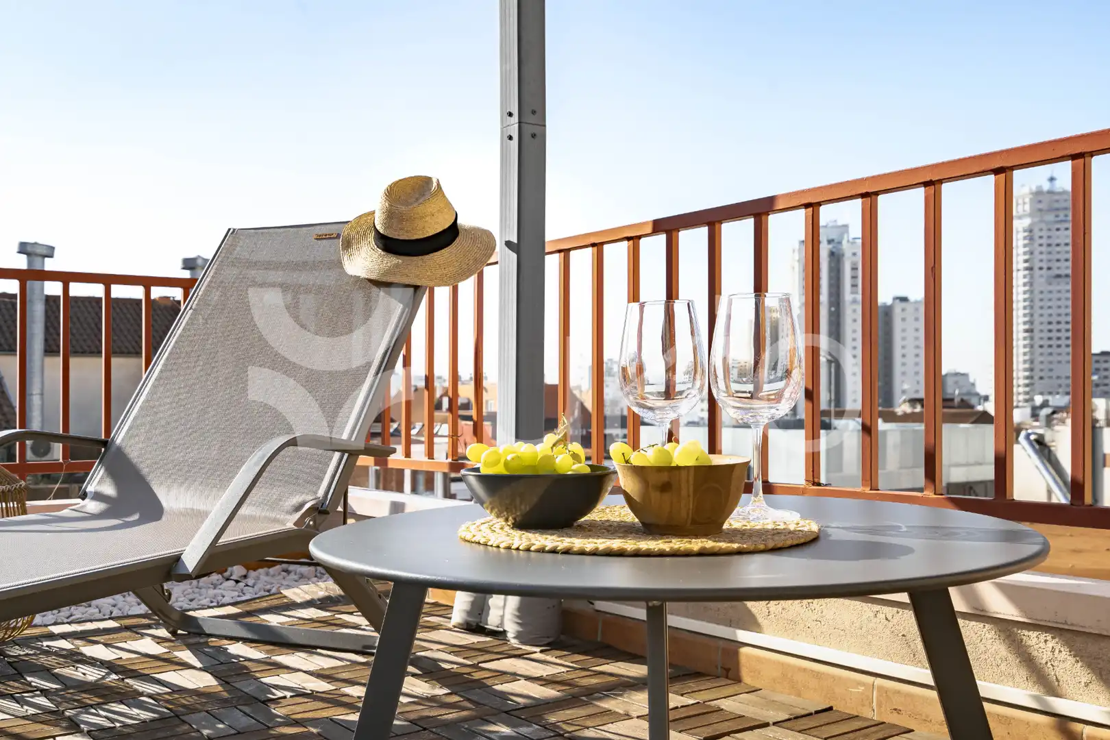 Terrace of Apartments for rent in Madrid  with Air Conditioner, Heating and Terrace
