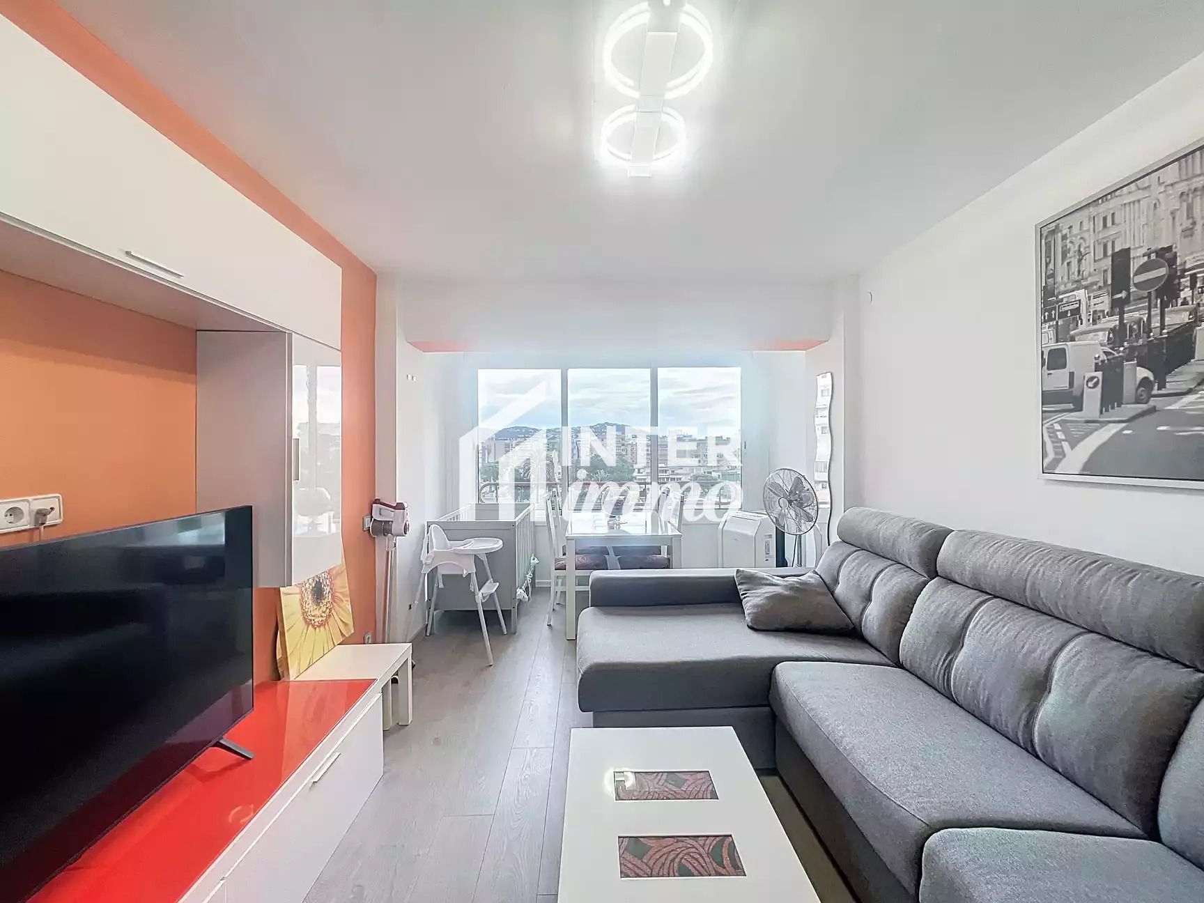 Living room of Study for sale in Roses  with Heating and Parquet flooring