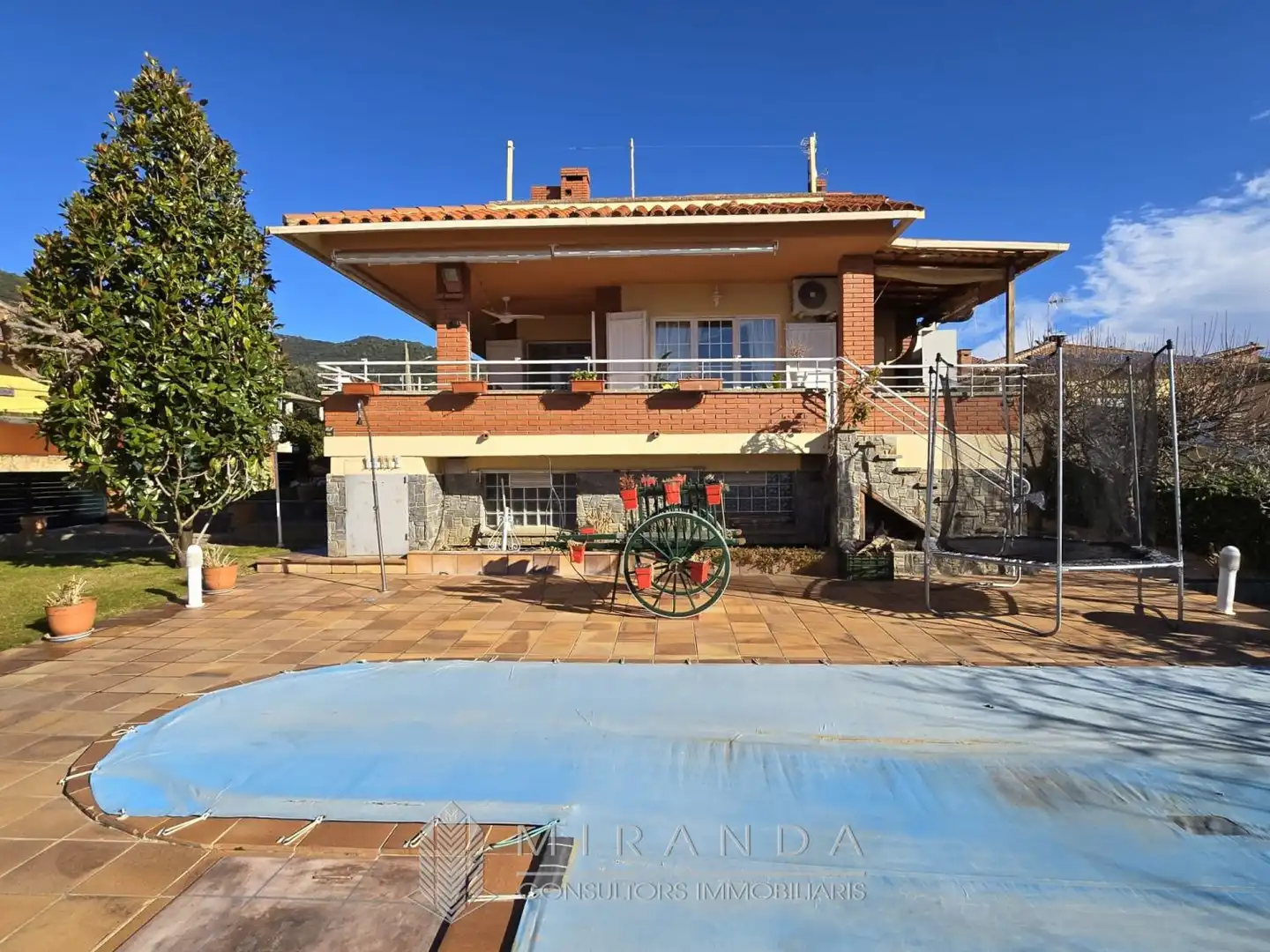 Vista exterior de Casa o xalet en venda en Cànoves I Samalús amb Aire condicionat, Calefacció i Terrassa