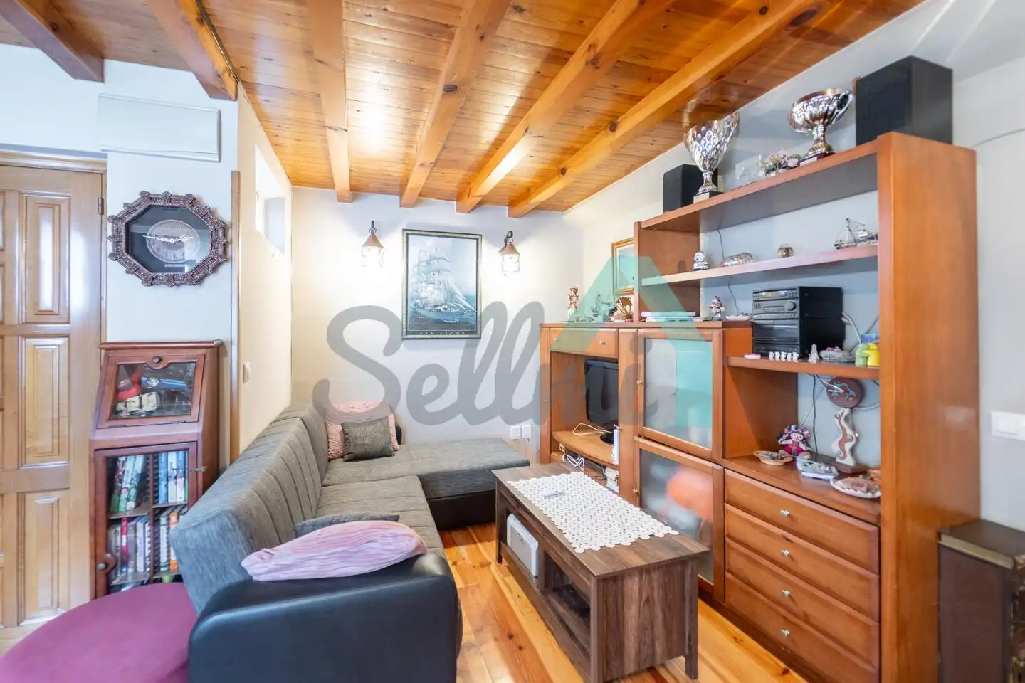 Wohnzimmer von Maisonette zum Verkauf in Valdés - Luarca mit Heizung und Parkett