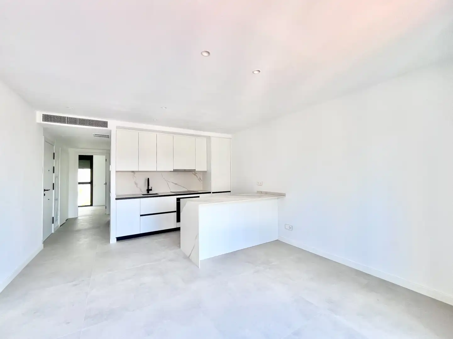Kitchen of Flat for rent in Barcelona  with Air Conditioner, Heating and Parquet flooring