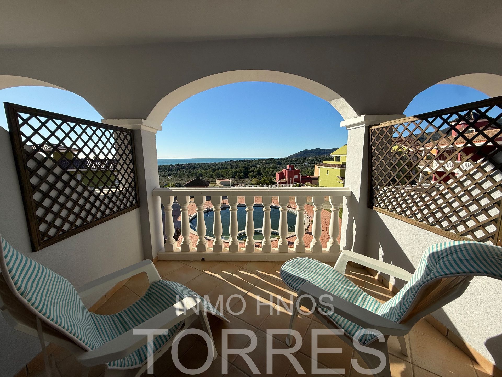 Terrassa de Dúplex en venda en Peñíscola / Peníscola amb Aire condicionat, Calefacció i Terrassa