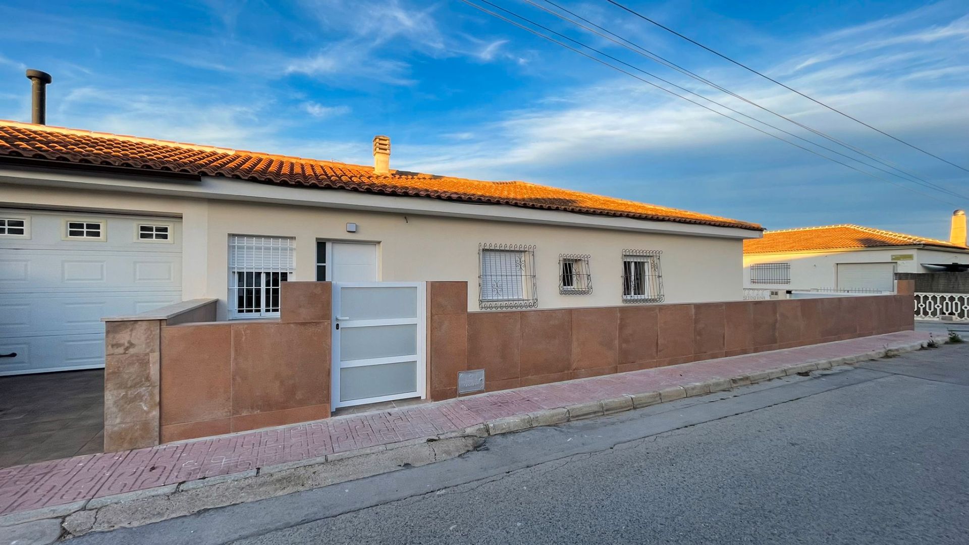Exterior view of House or chalet to rent in Fuente Álamo de Murcia  with Air Conditioner, Heating and Parquet flooring