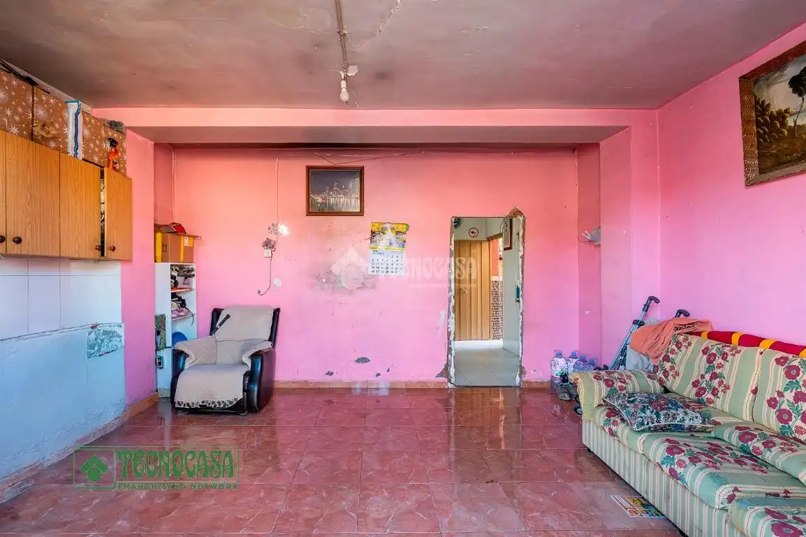 Sala de estar de Casa adosada en venta en Las Norias