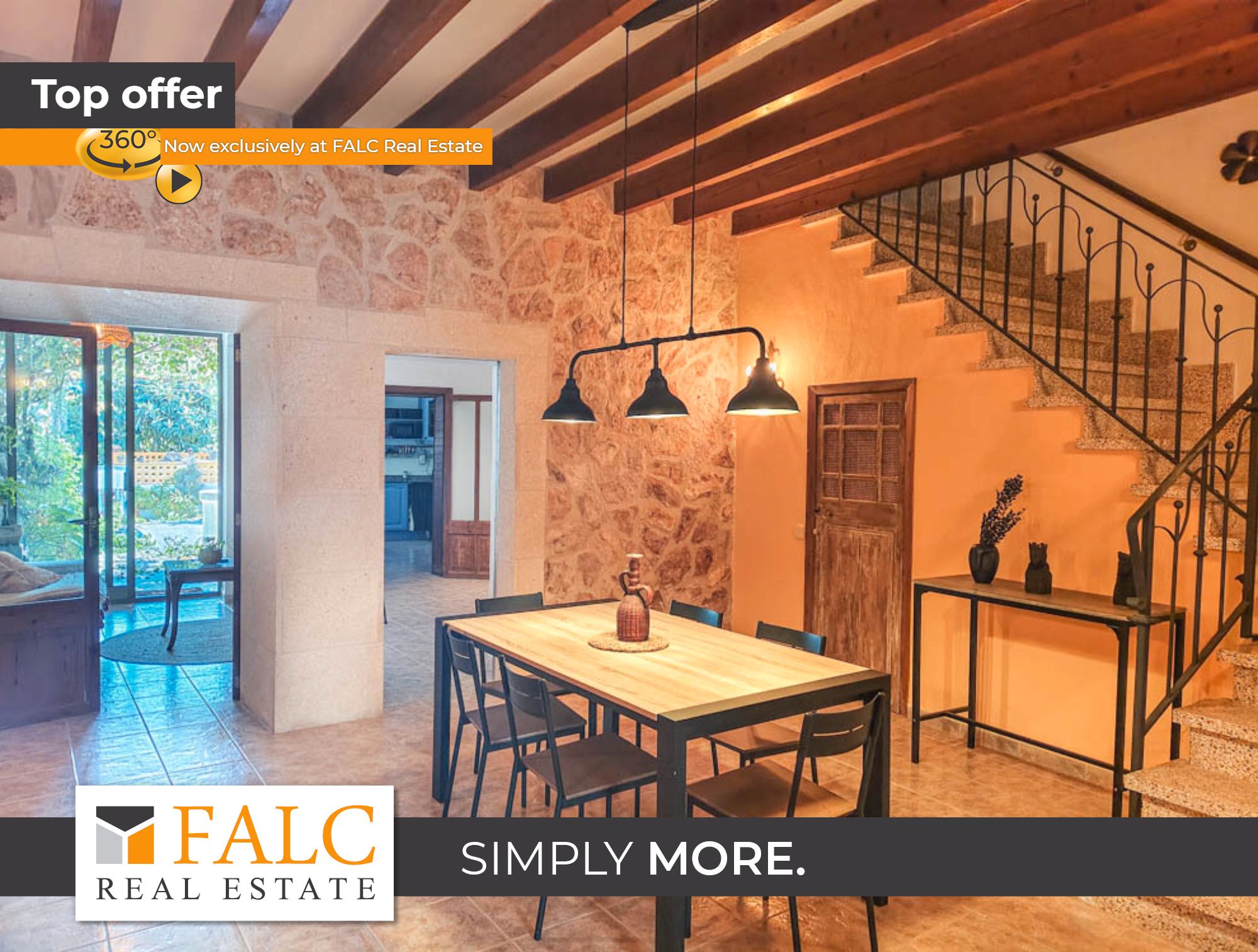 Dining room of Country house for sale in Santa Margalida  with Private garden