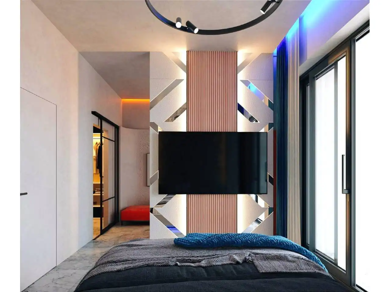 Habitación de Casa adosada en venta en Lloret de Mar con Terraza y Piscina comunitaria
