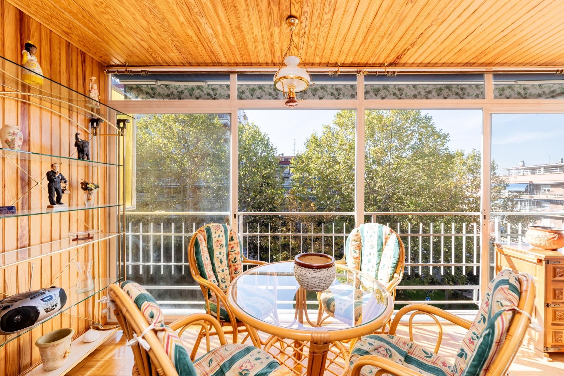 Balcony of Flat for sale in Móstoles  with Heating, Private garden and Terrace