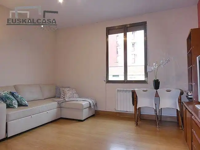 Sala d'estar de Pis en venda en Bilbao  amb Calefacció i Parquet