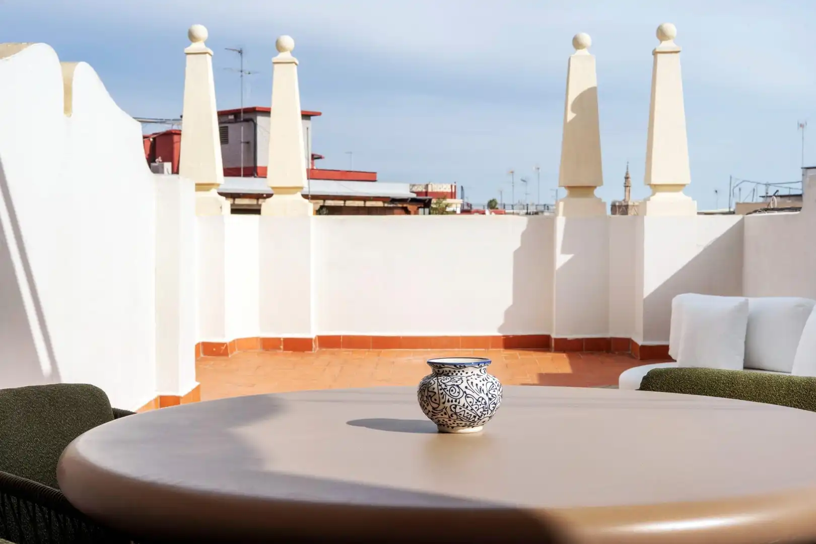 Terrace of Attic for rent in Valencia  with Air Conditioner, Heating and Terrace